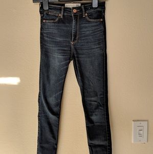 Abercrombie & Fitch ankle jeans high-rise in 00R